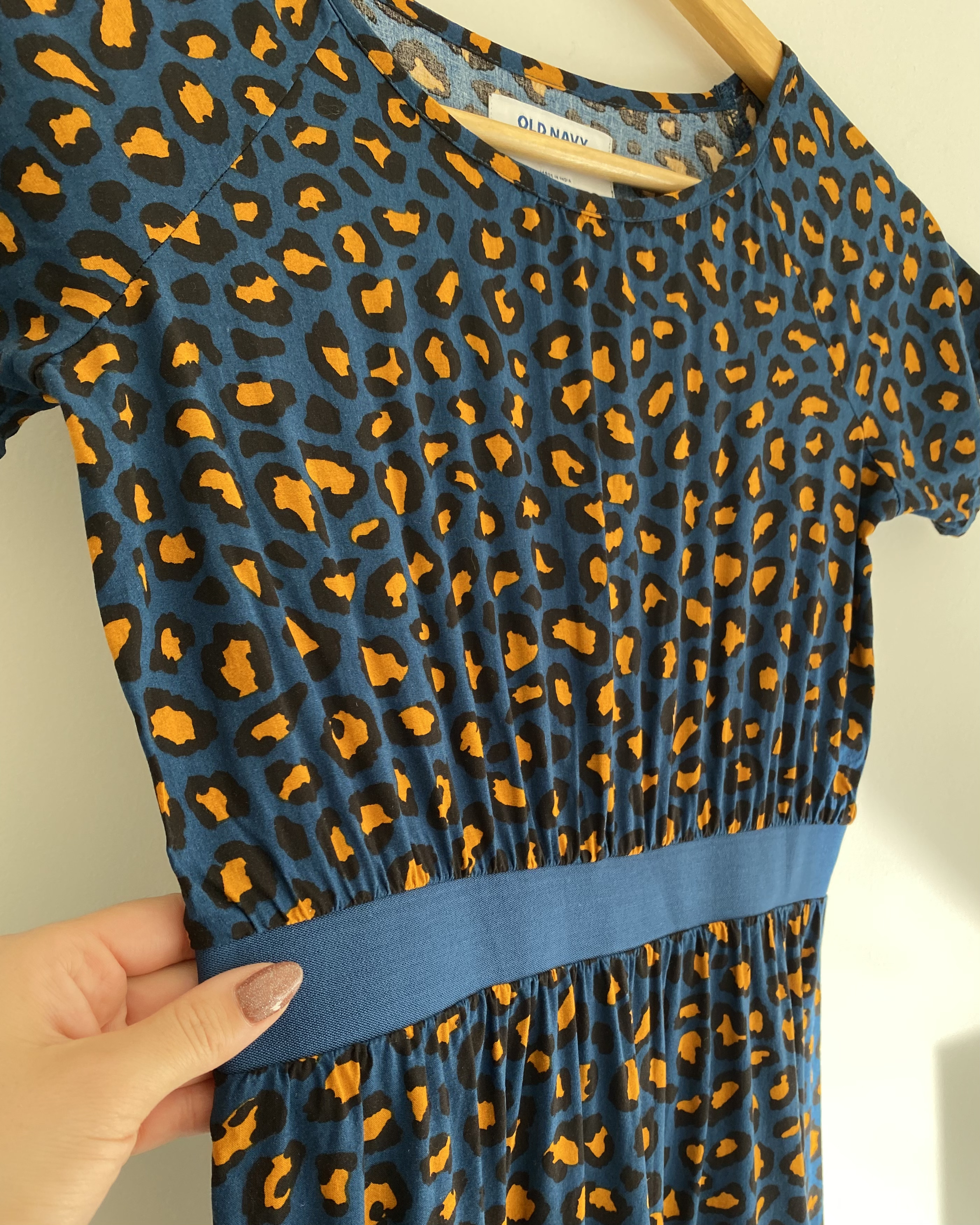 Vestido de Algodón Animal Print Old Navy