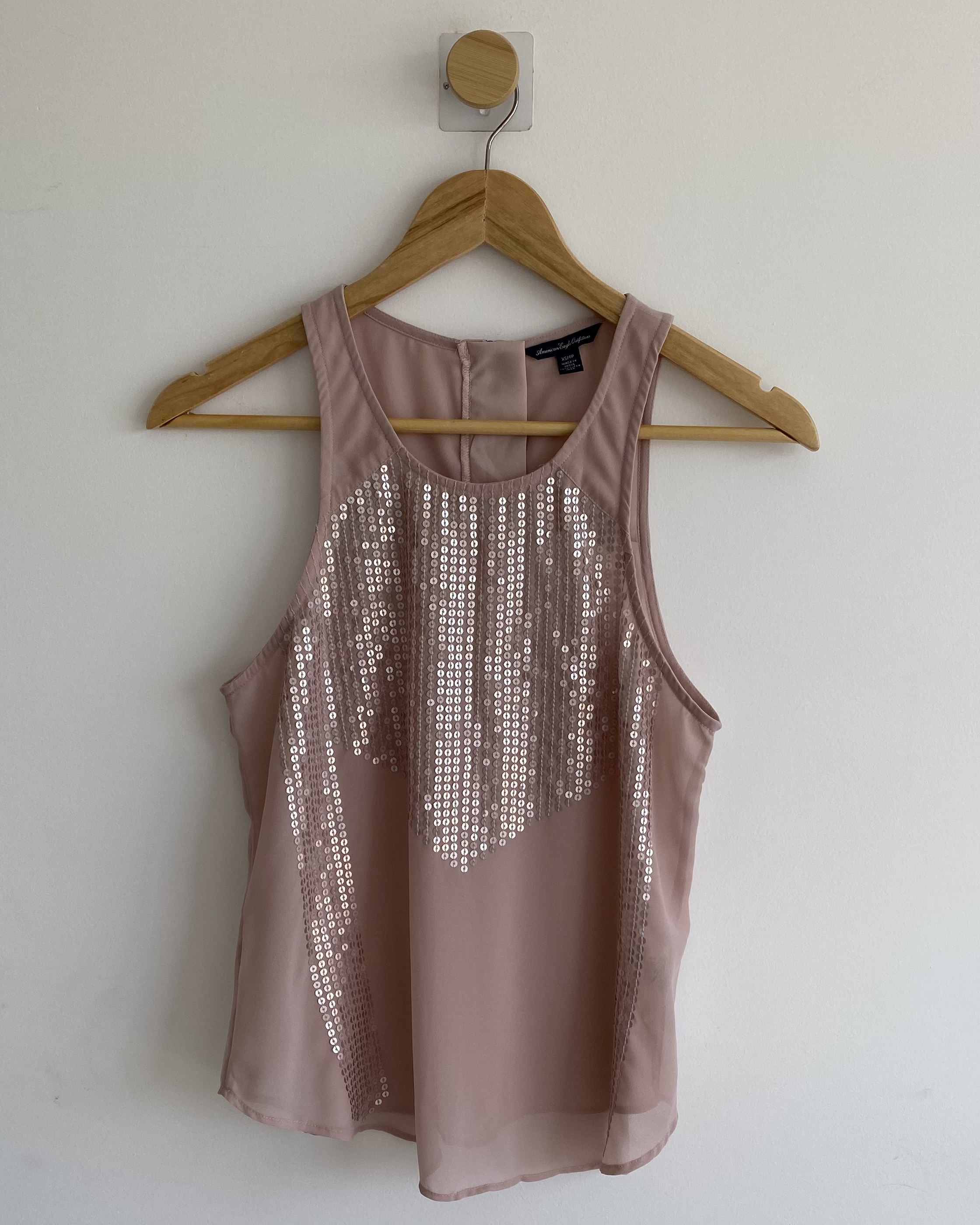 Blusa con Lentejuelas Elegante American Eagle