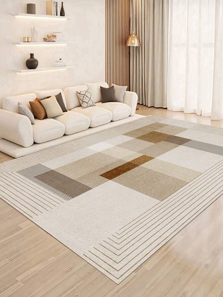 Karpet Modern Motif Kotak