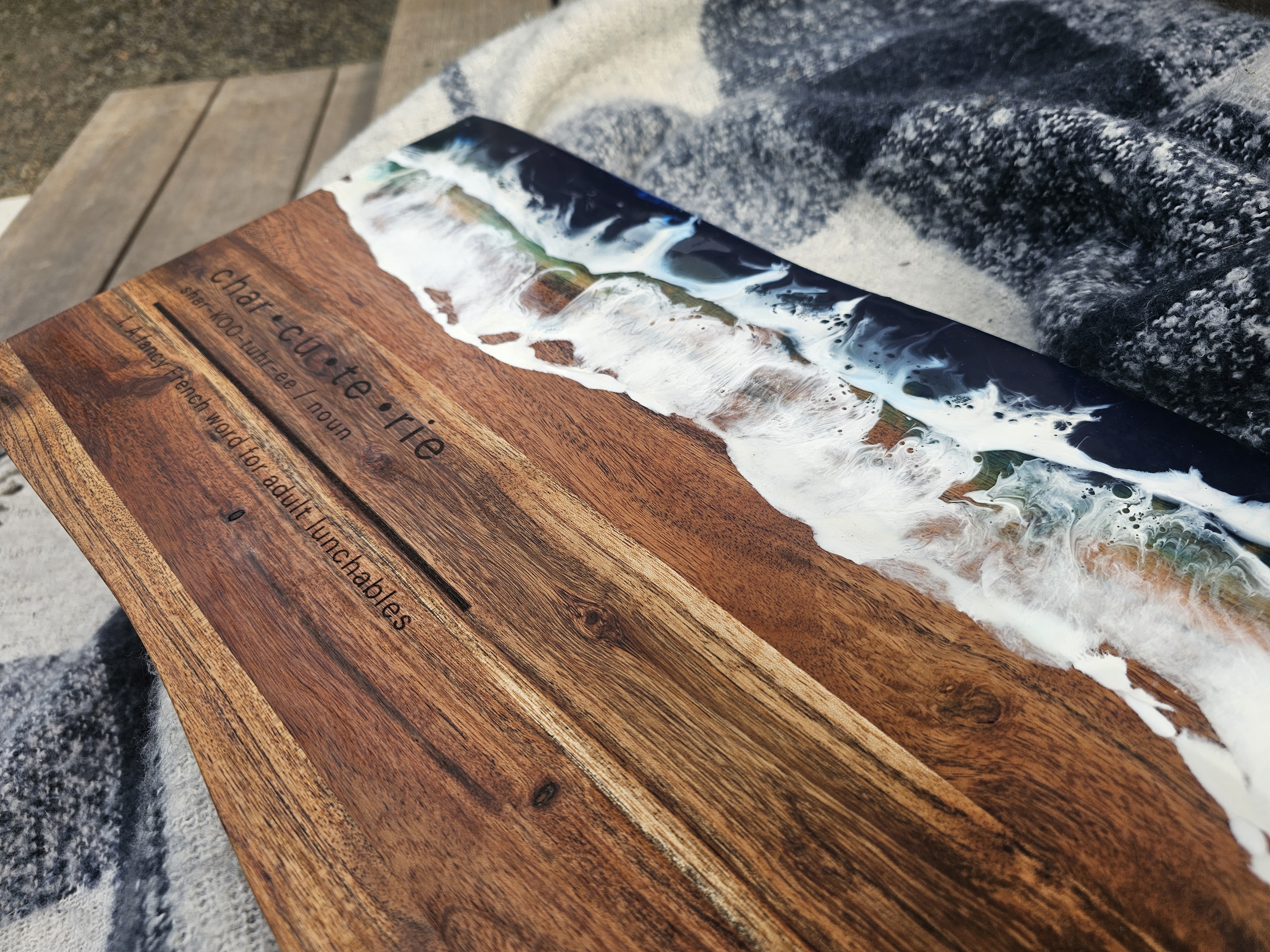 'Shar-KOO-tuhr-ee Dictionary Charcuterie Board