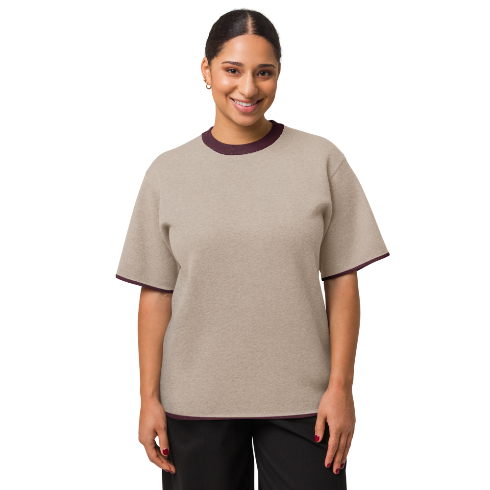 Knitted classic tee