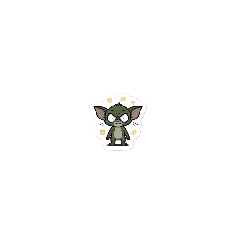 Angry Gremlin Sticker