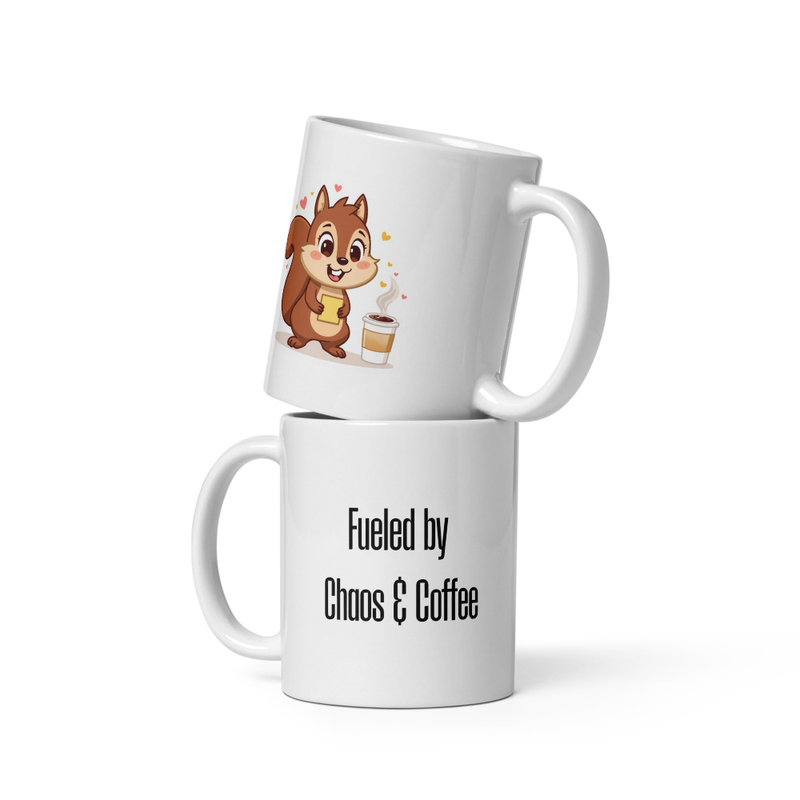 Fueled by chaos & coffee mug