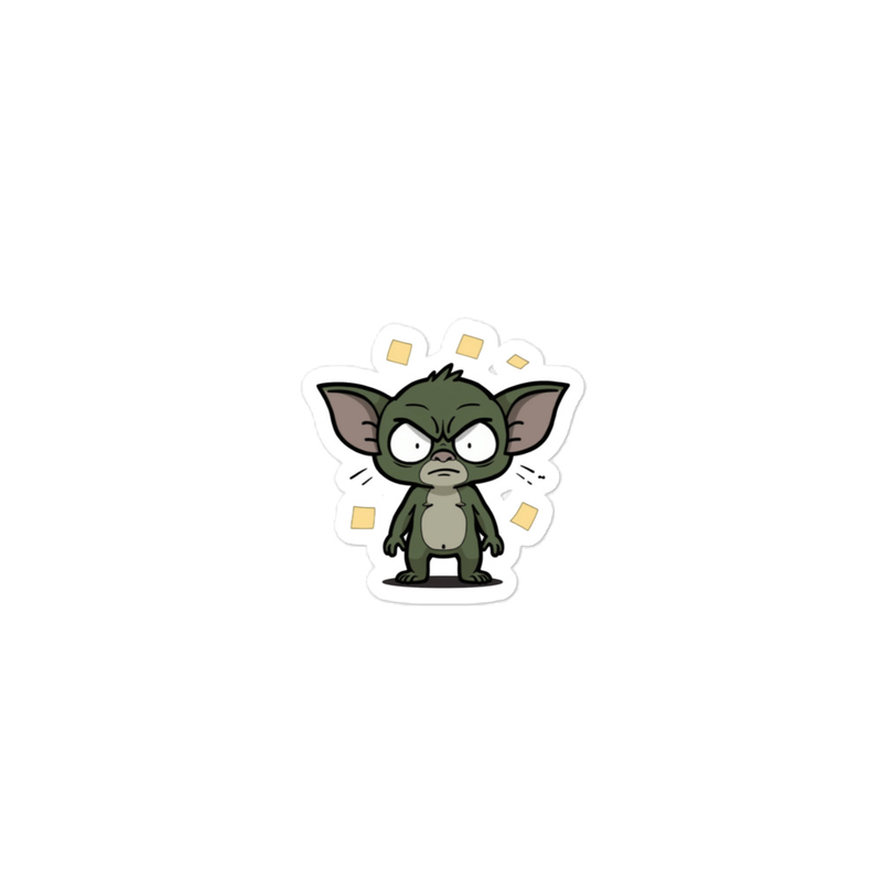 Angry Gremlin Sticker