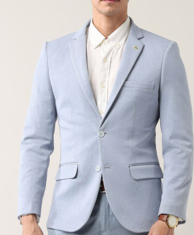 Light Blue Formal Blazer