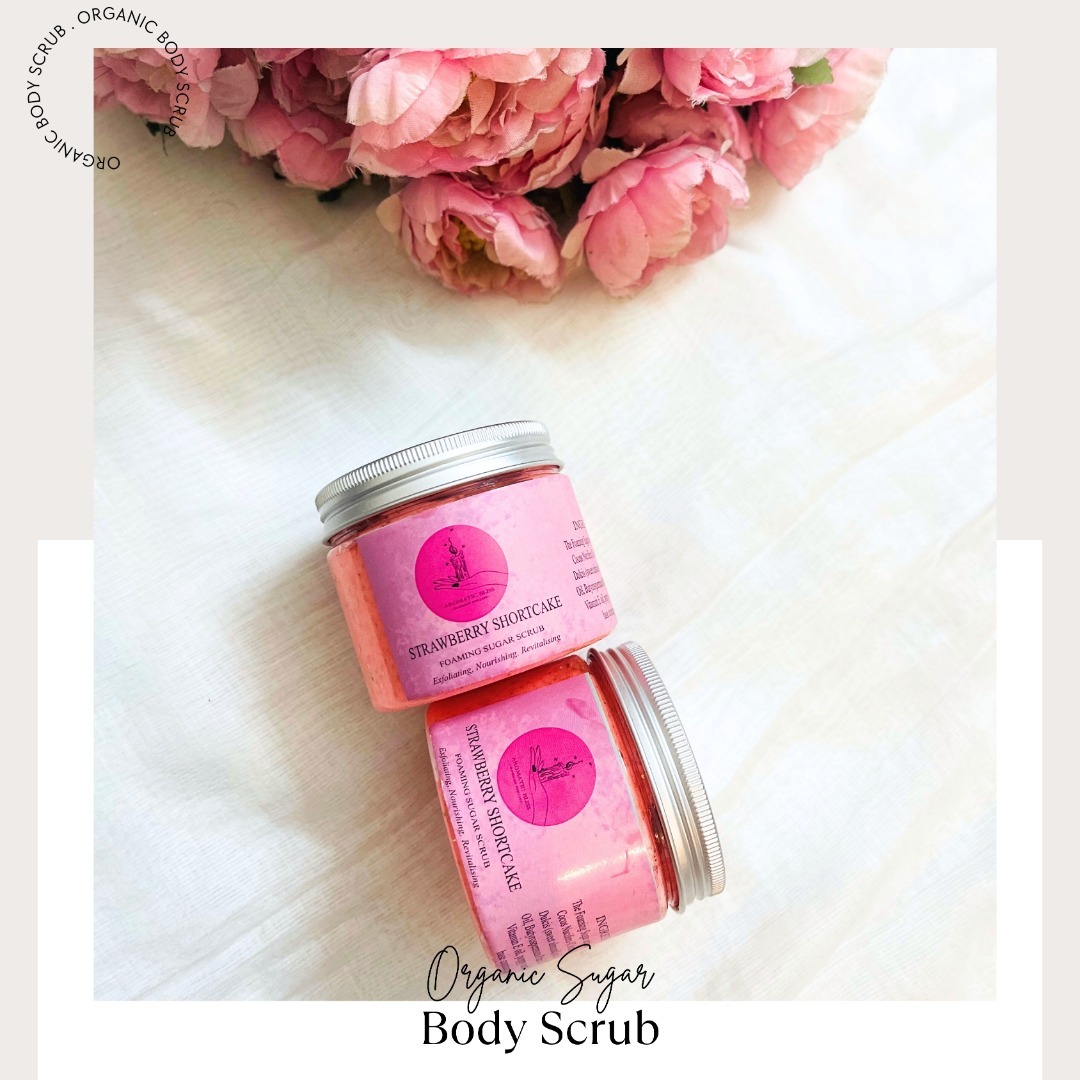 Strawberry Shortcake – Foaming Sugar scrub