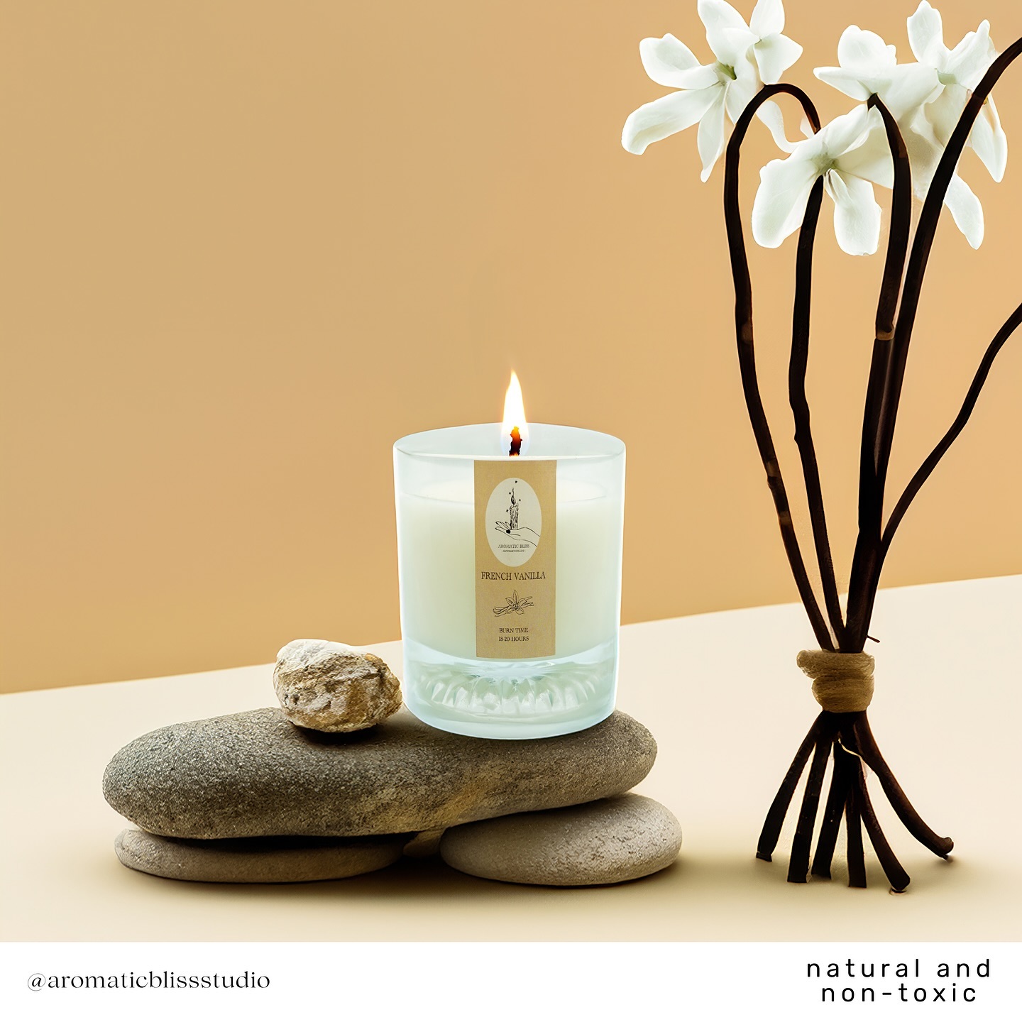 French Vanilla Scented Candle