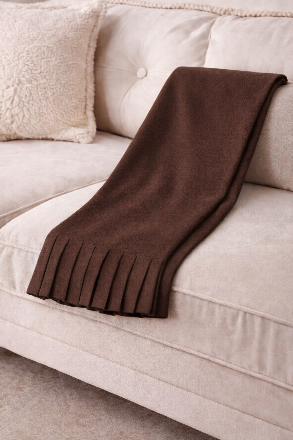 Foulard marron