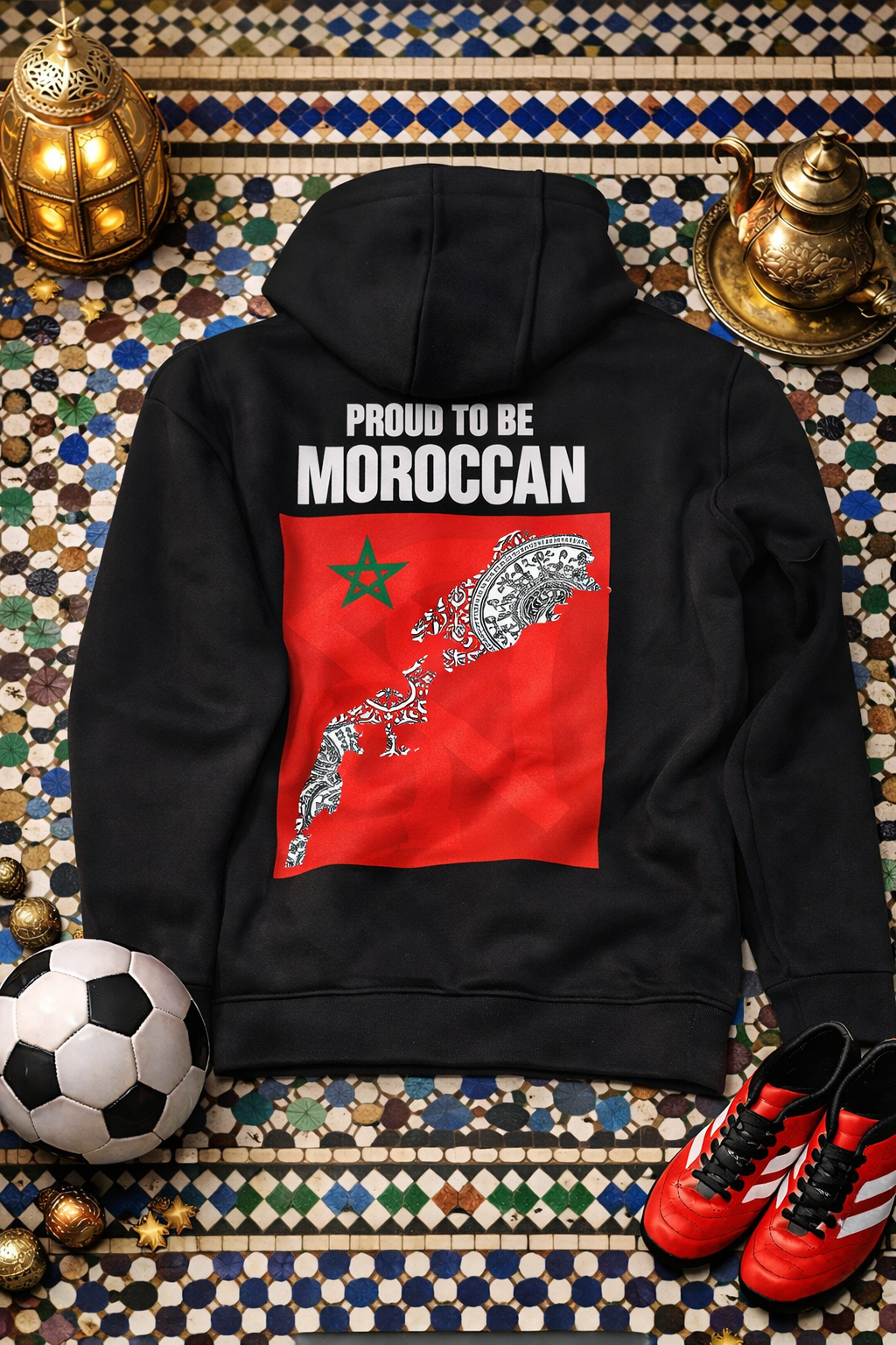 Sweat à capuche "Proud To Be MAGHERIBIYA"