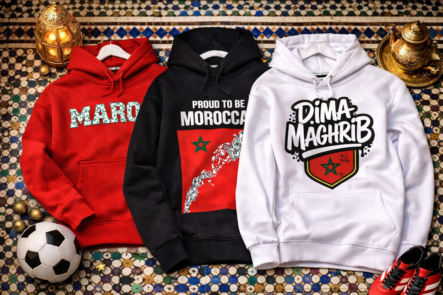 Sweat à capuche Dima Maghrib