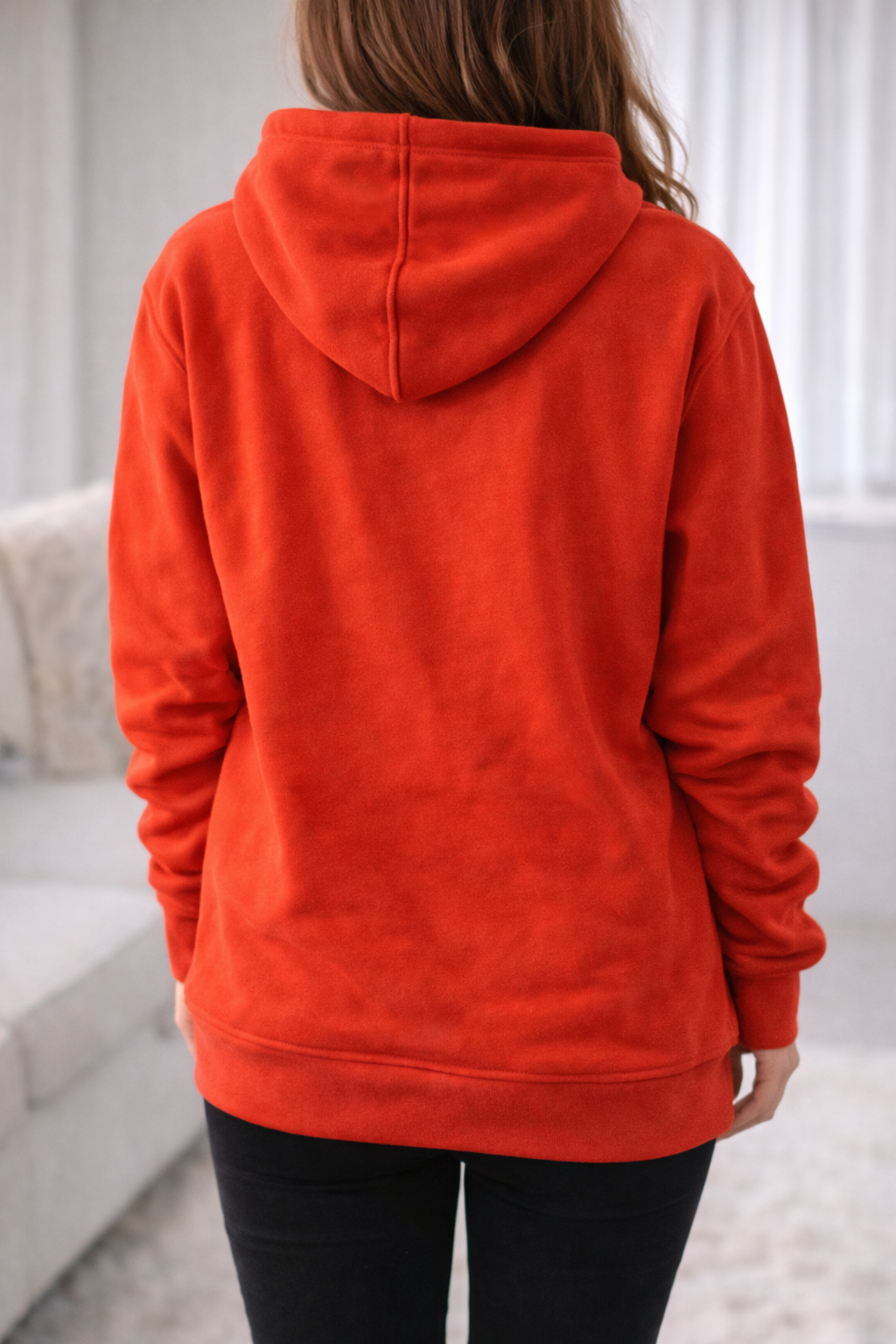 Sweat à capuche rouge MAGHERIB