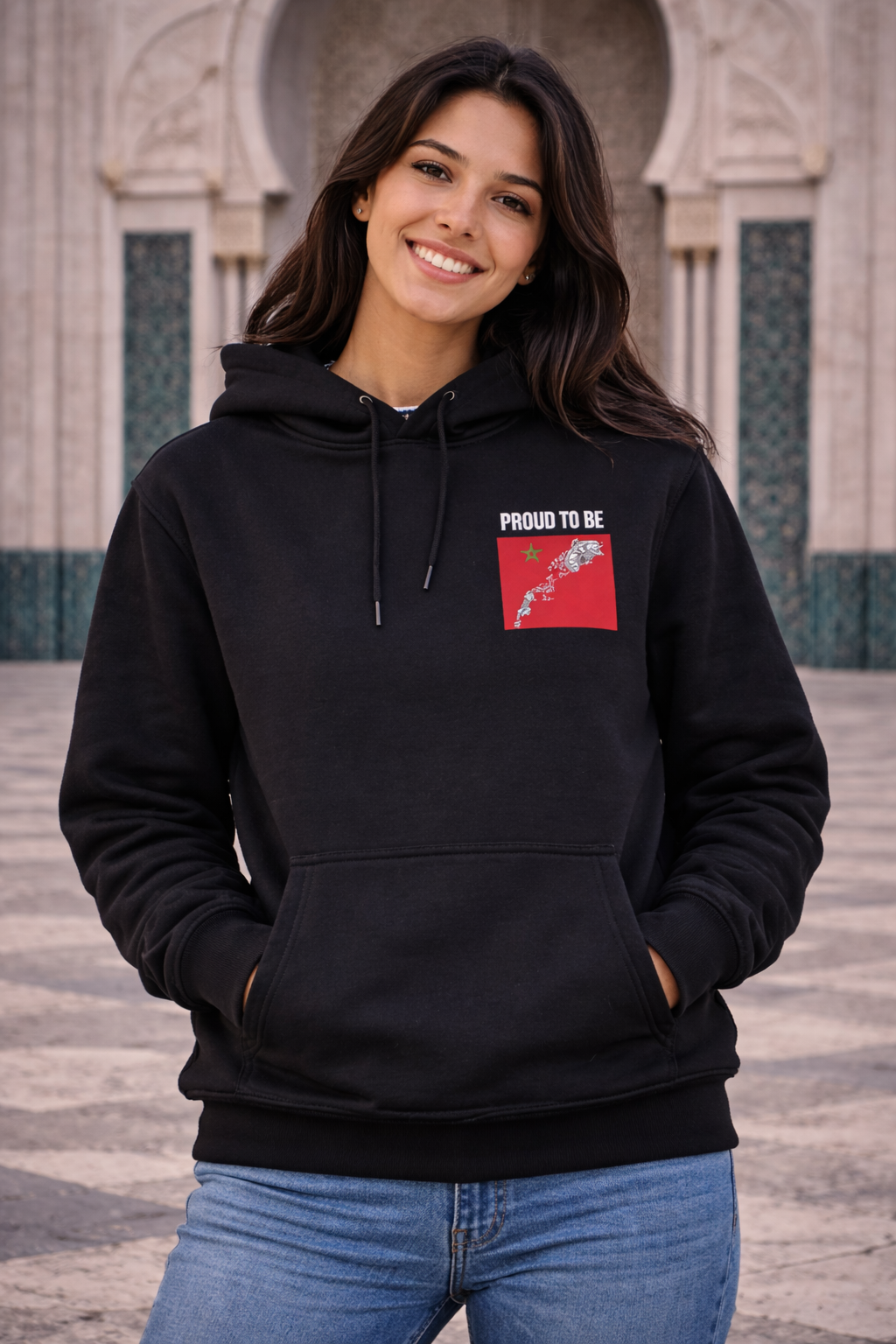 Sweat à capuche "Proud To Be MAGHERIBIYA"