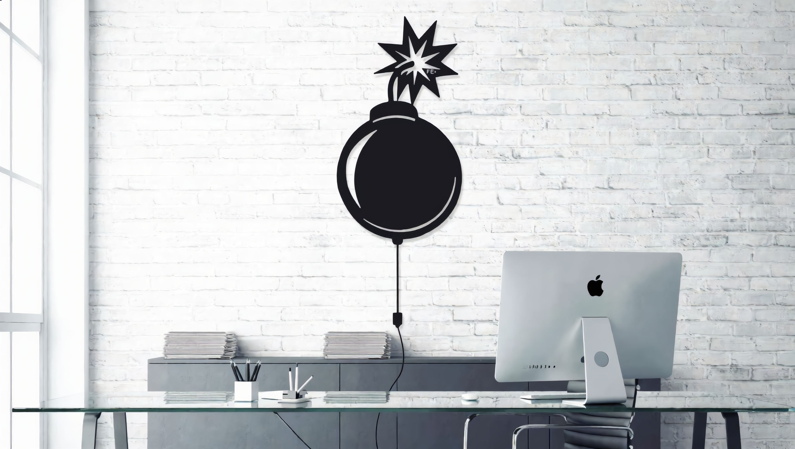 Fe•rrus Bomb Metal Wall Art