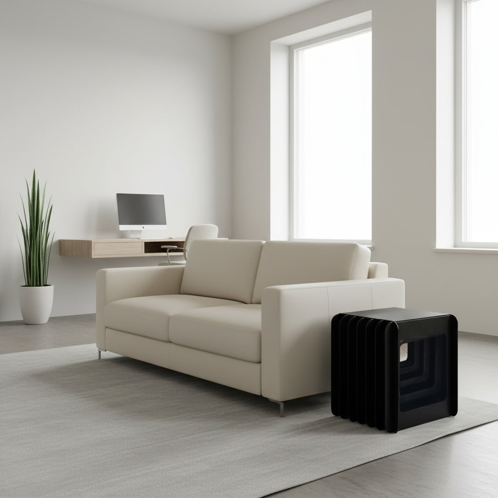 Fe•rrus Fin Cube Side Table