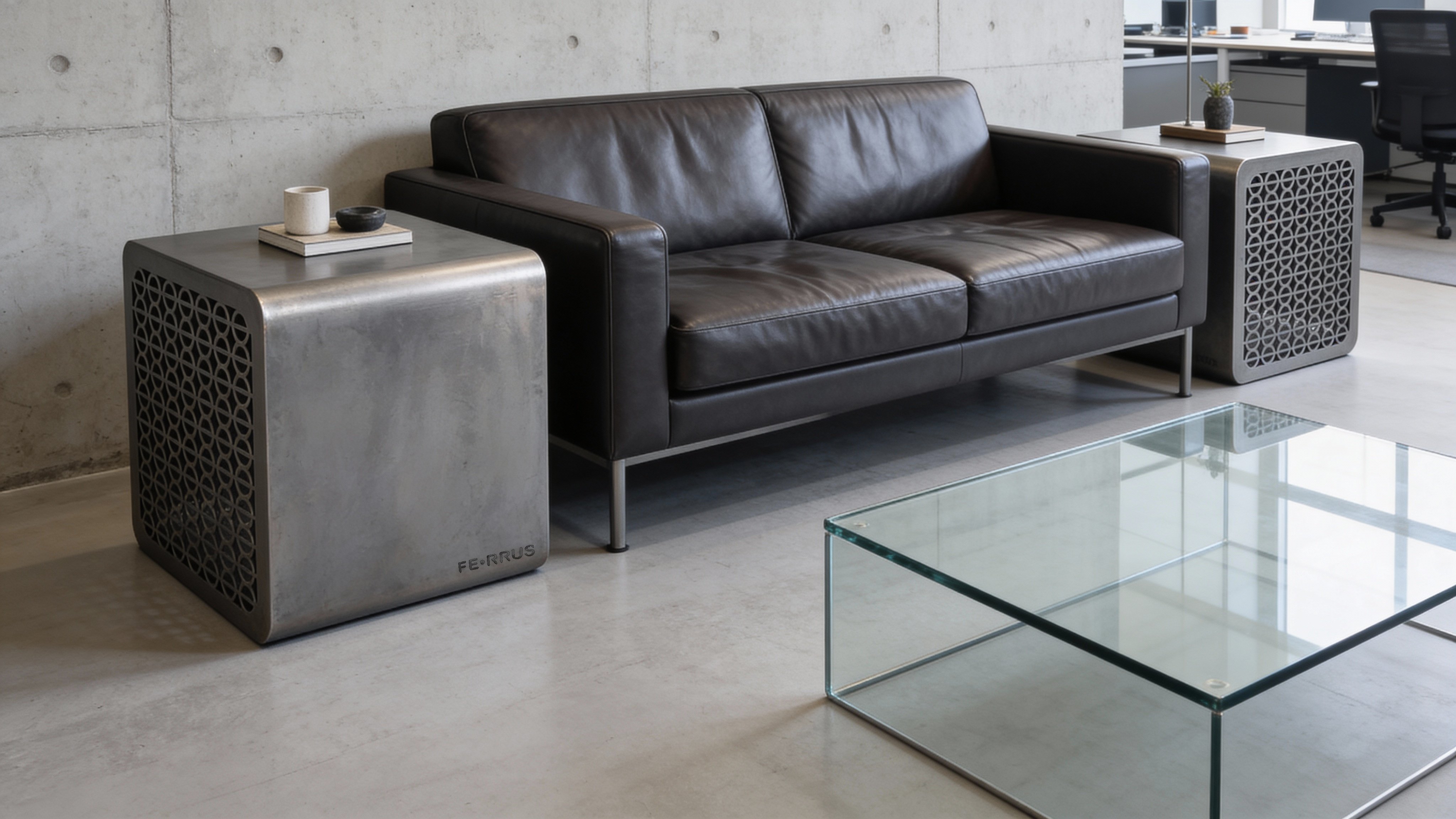 Fe•rrus Orb Shadow Side Table