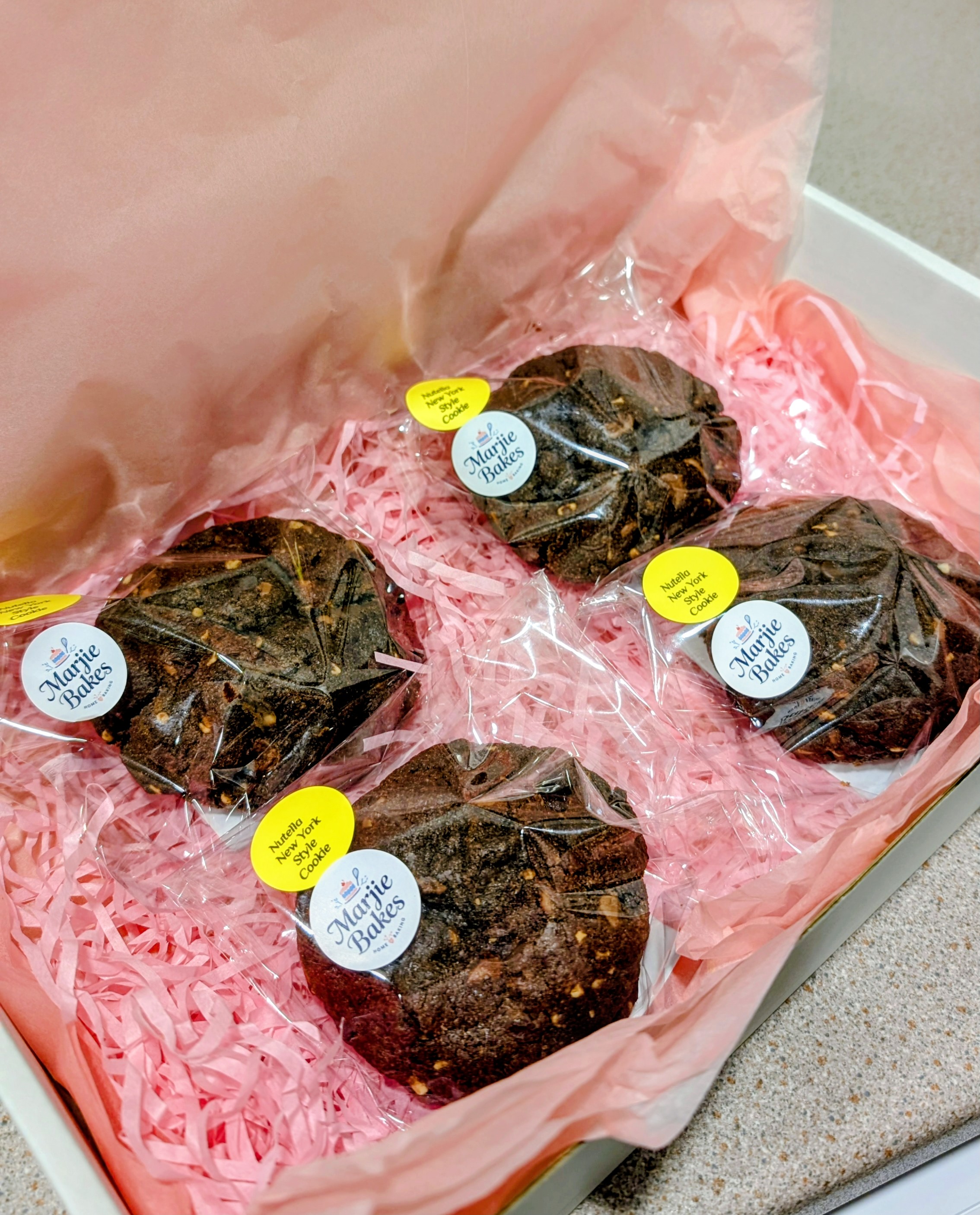 Box of 4 -  Nutella New York Cookies