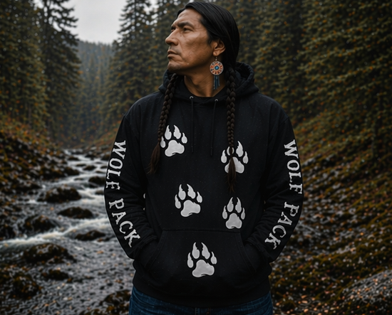 Black Wolf Pack Hoodie