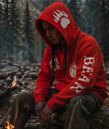Red Bear Hoodie