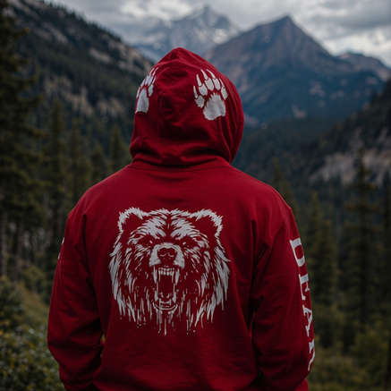 Red Bear Hoodie