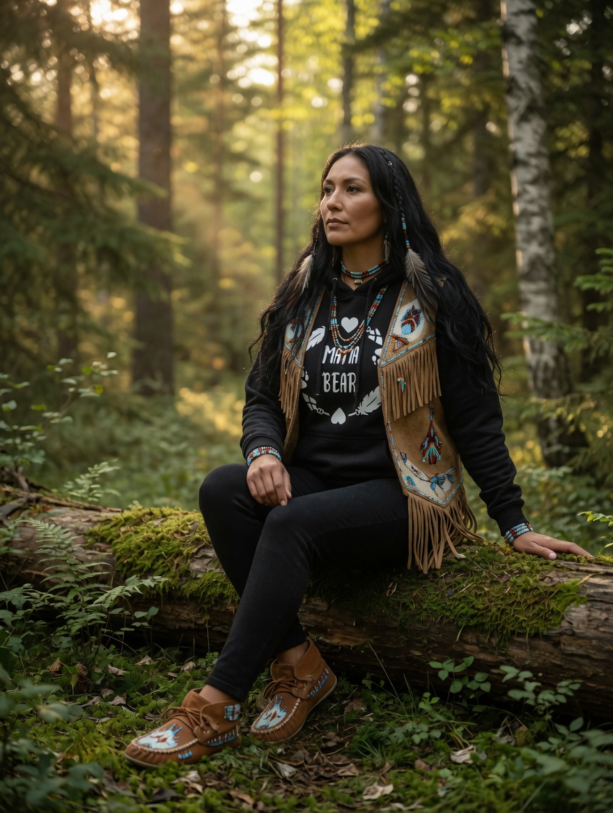 Black Mama Bear Hoodie