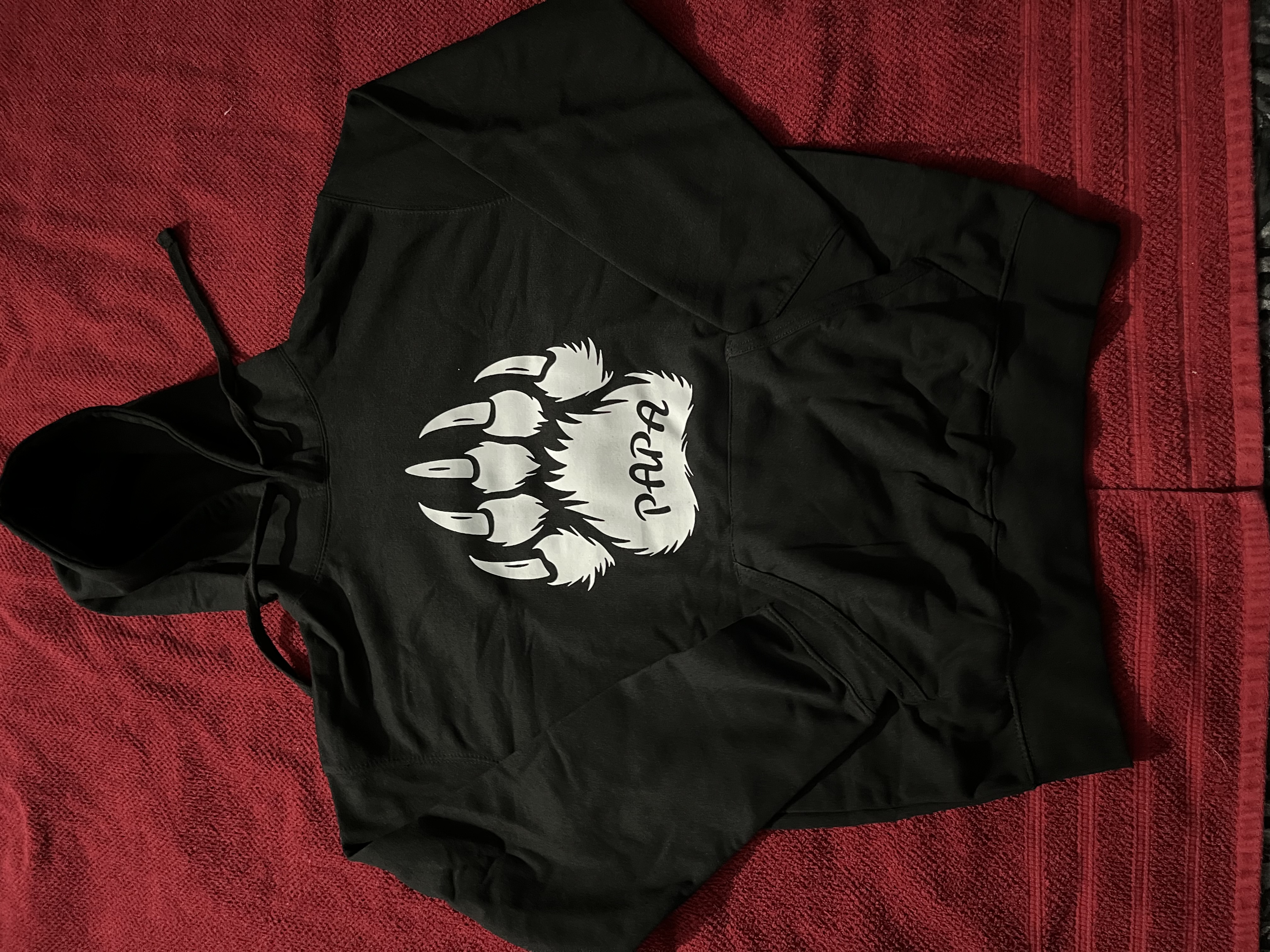 Papa Bear Paw Hoodie