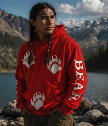 Red Bear Hoodie