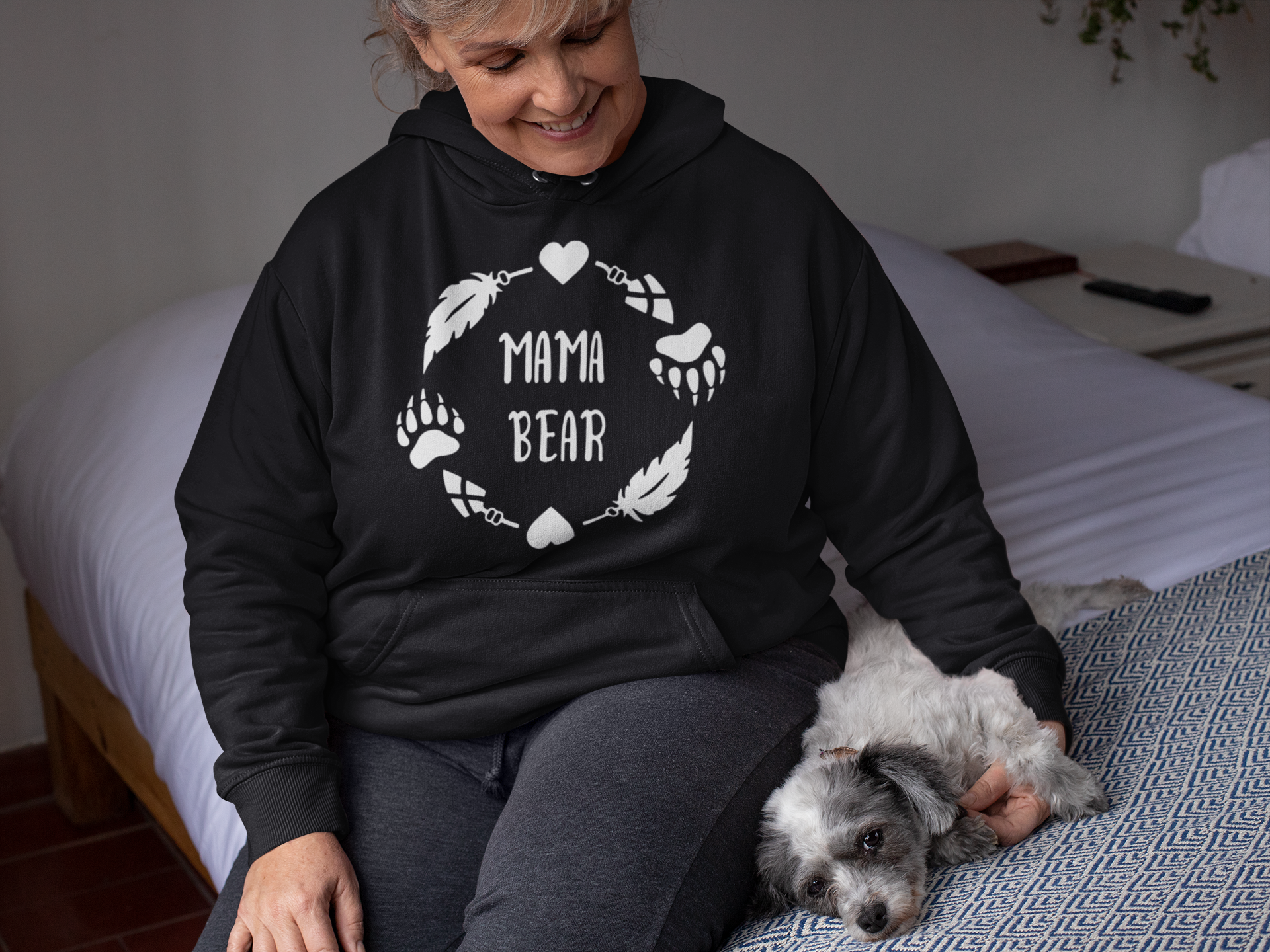 Black Mama Bear Hoodie