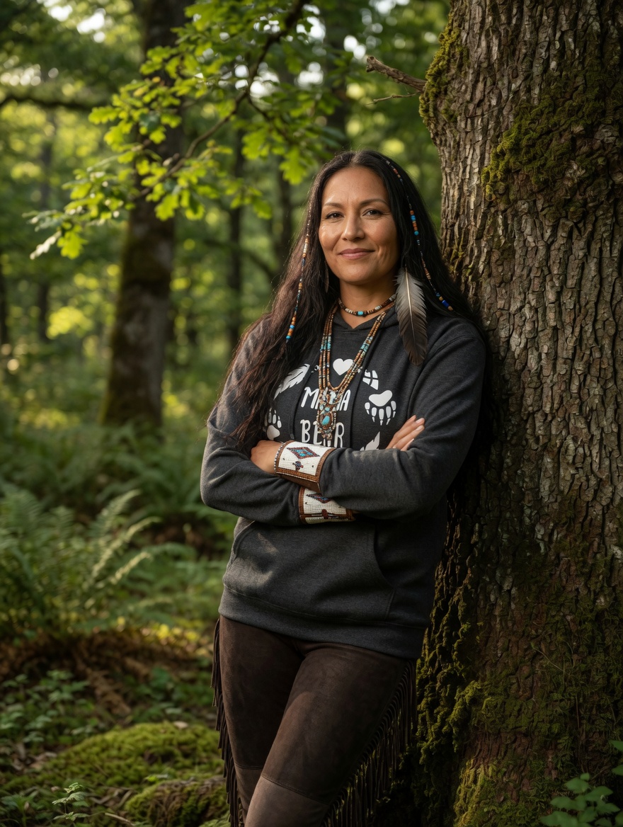 Black Mama Bear Hoodie