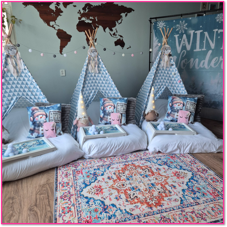 Achterwand Winterwonderland