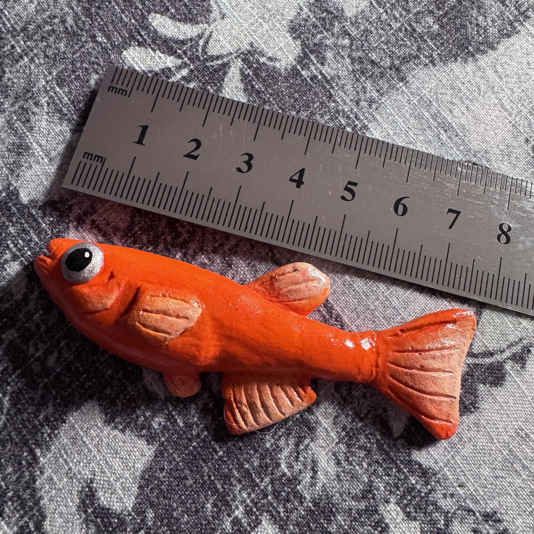 Handcrafted Medaka Fish Magnet