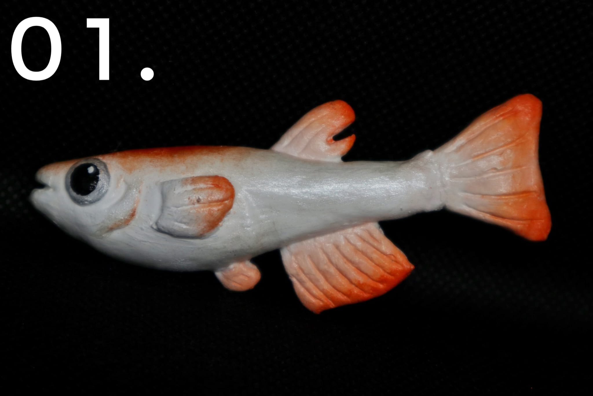 Handcrafted Medaka Fish Magnet