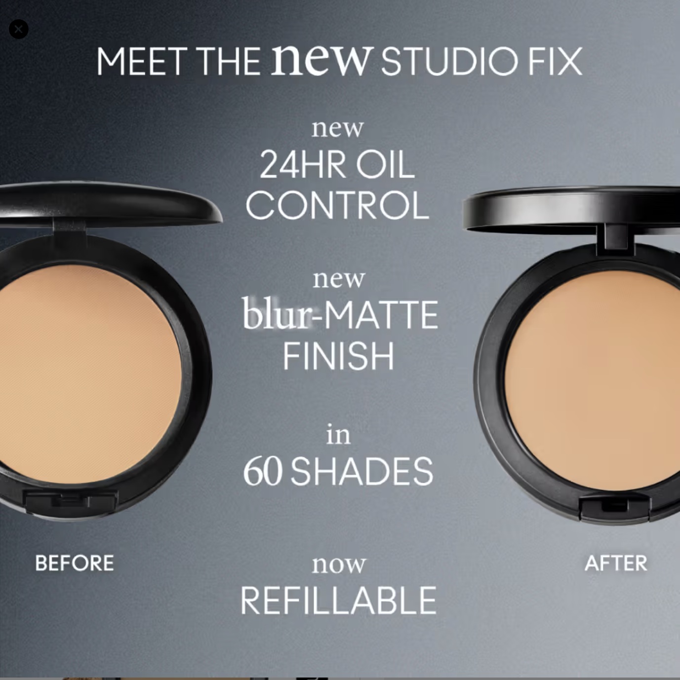 MAC 24-Hour Oil Control Compact Powder