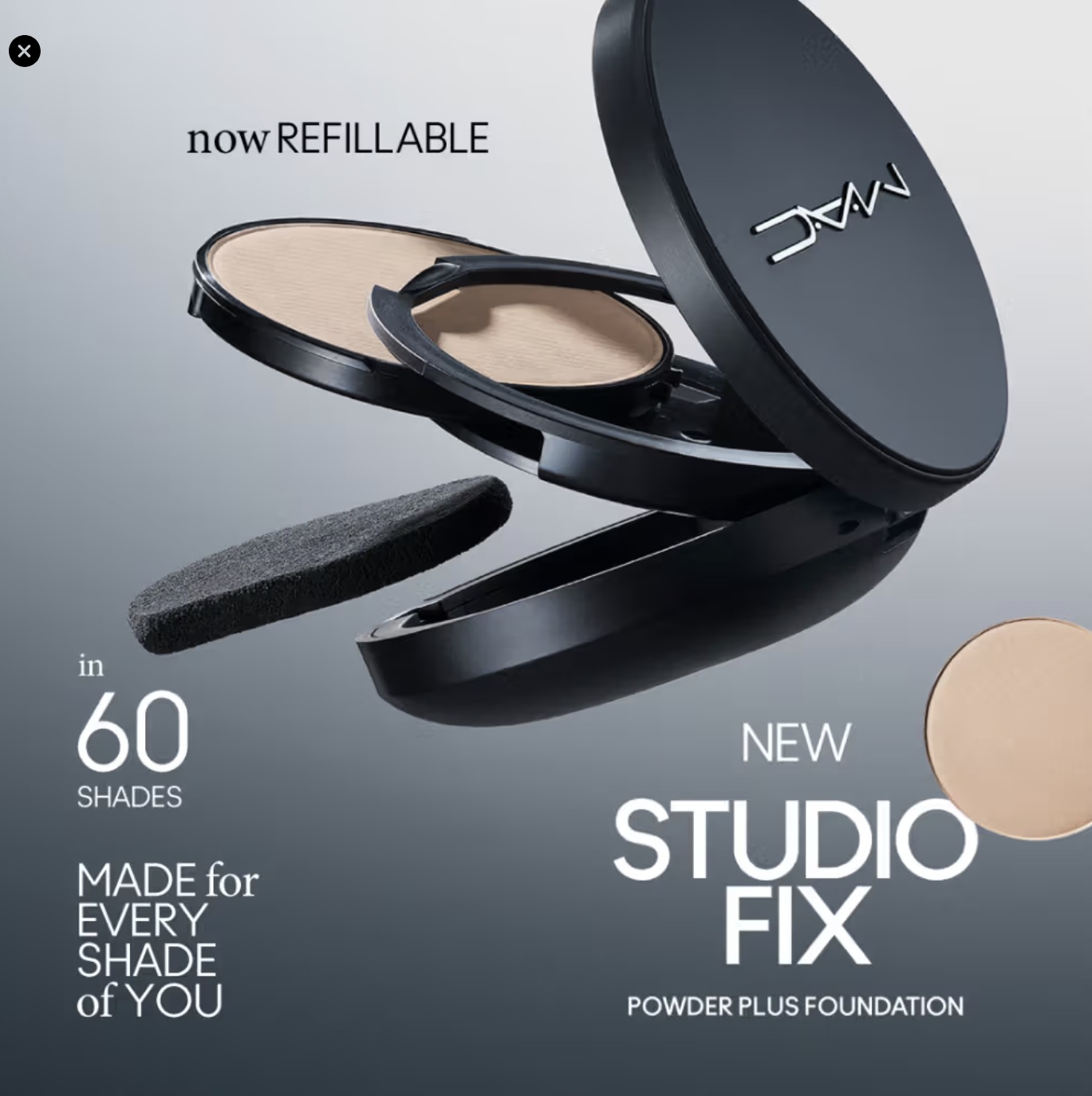 MAC 24-Hour Oil Control Compact Powder