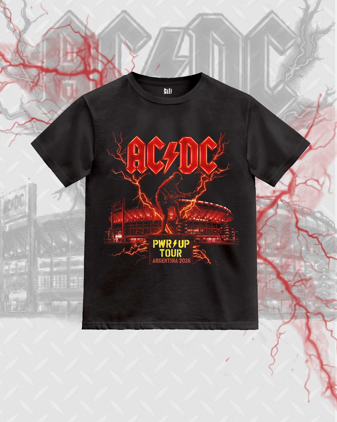 Remera AC/DC - Monumental - Algodón Premium