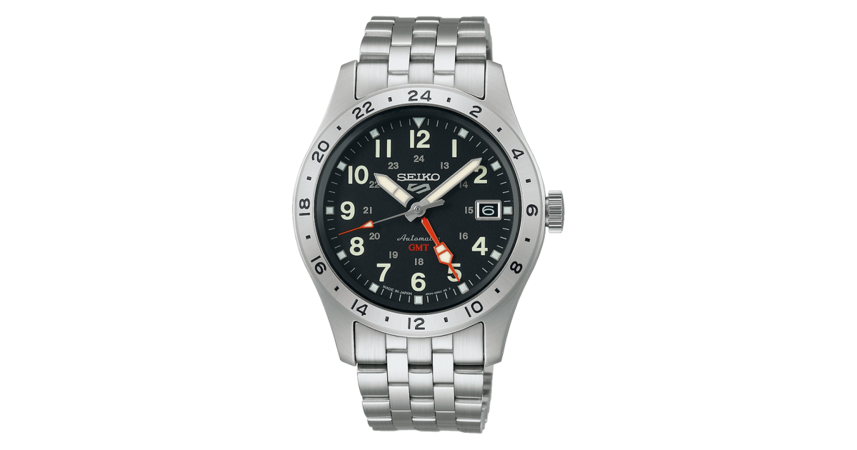 Seiko GMT Stainless Steel Watch