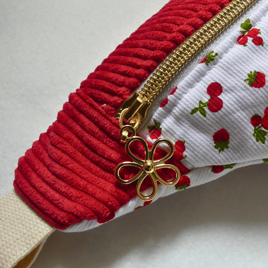 Sac Banane - Printemps Cerise en Duo