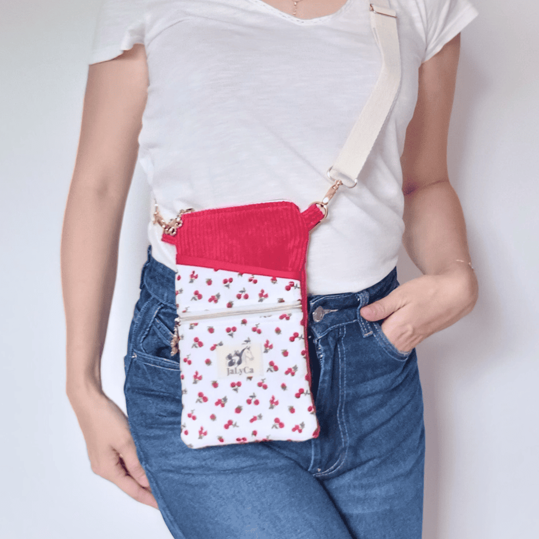 Sac Flânerie - Printemps Cerise en Duo