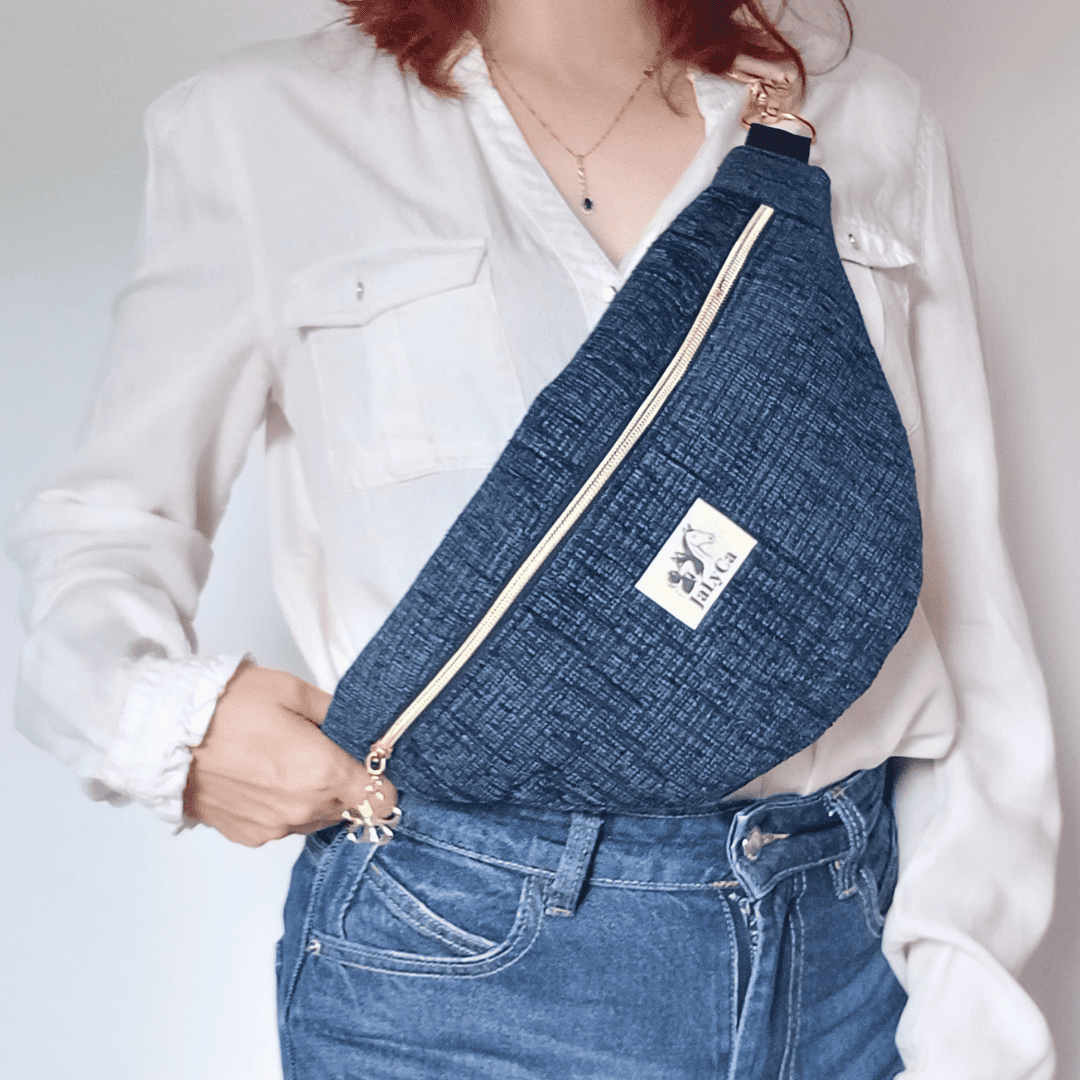 Sac Banane - Bleu Denim