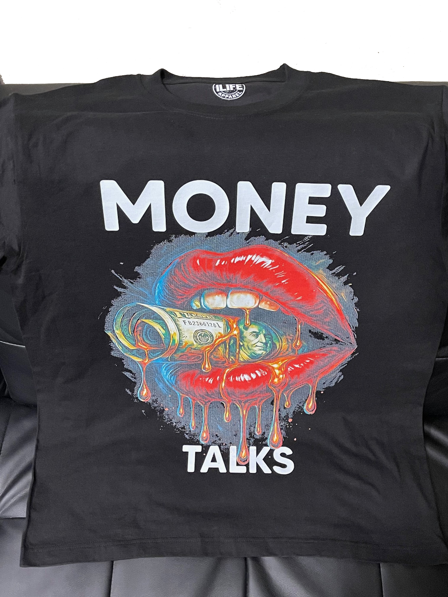  iLife Collection 'Money Talks '  Cotton T-Shirt
