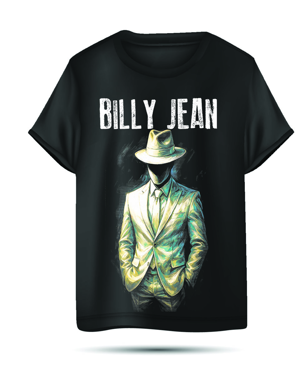 iLife Collection "Billy Jean" Graphic Cotton T-Shirt