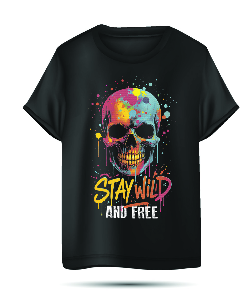 Stay Wild and Free Graphic T-Shirt