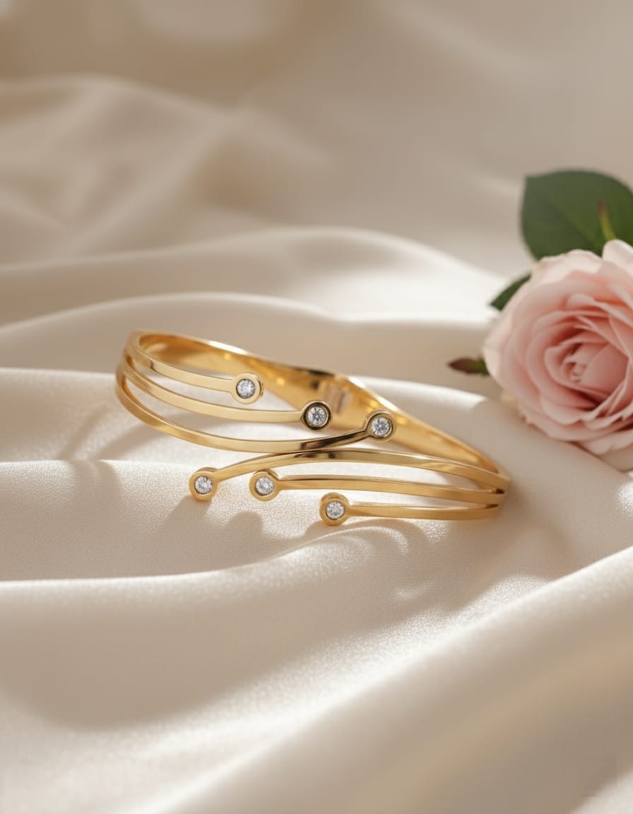 Elegant Gold-Plated Bracelet