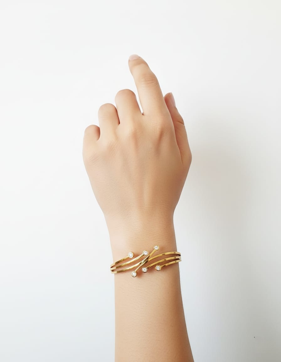 Elegant Gold-Plated Bracelet