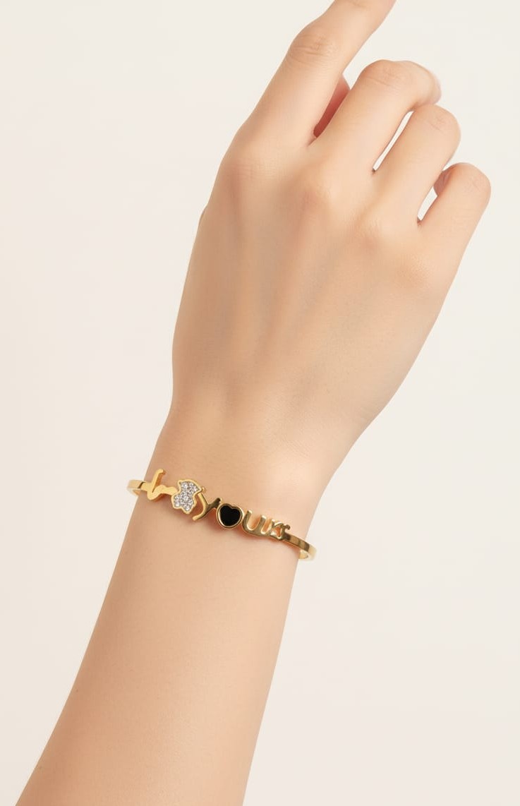 Gold 'I Love You' Bracelet