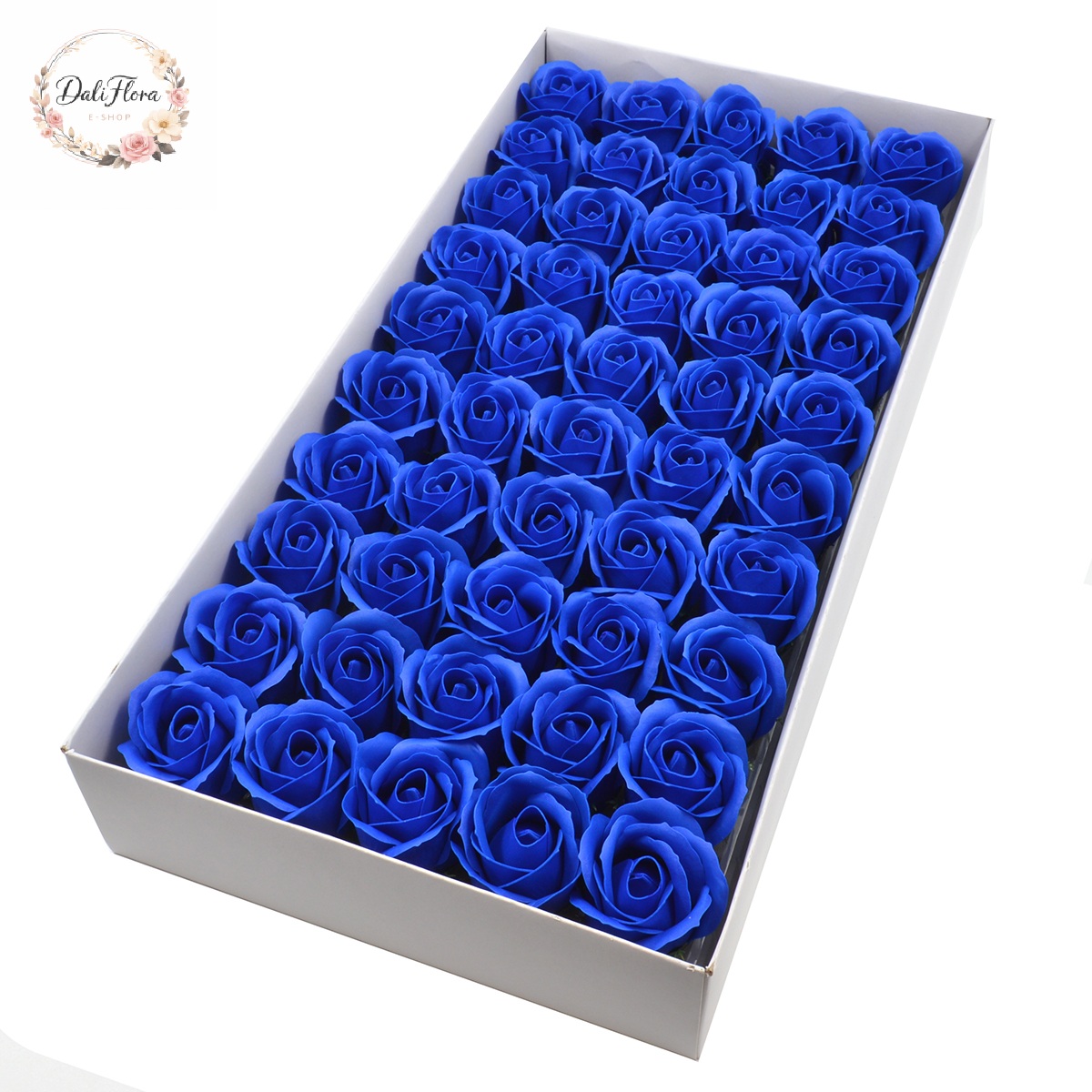 Muilo rožės dėžutėje (tamsiai mėlyna)