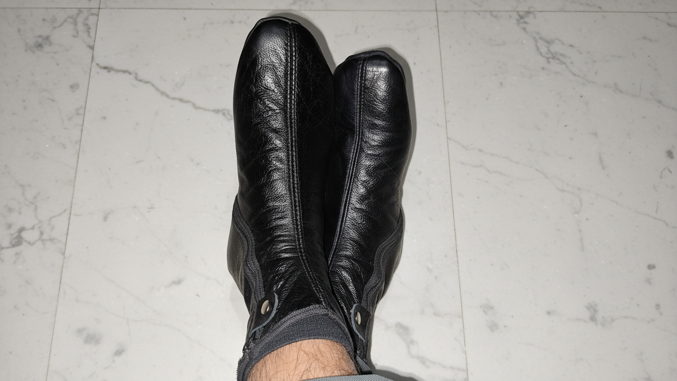 Original Halal Leather Khuffain (Socks) for Wuzu - Waterproof & Winter Thermal