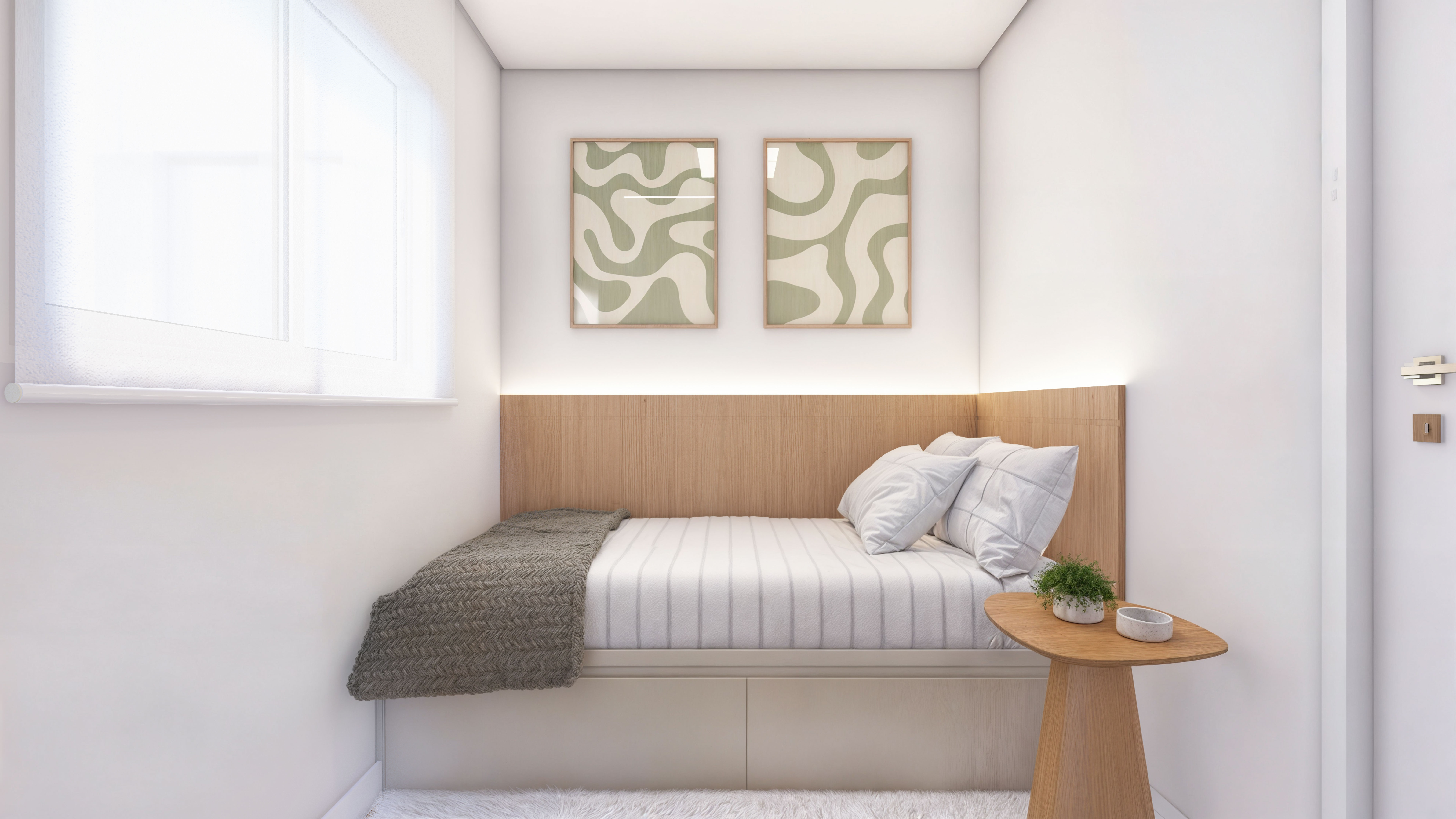 Resid. Isabelle - Apto 40,10m2 (área total) com 2 dorms