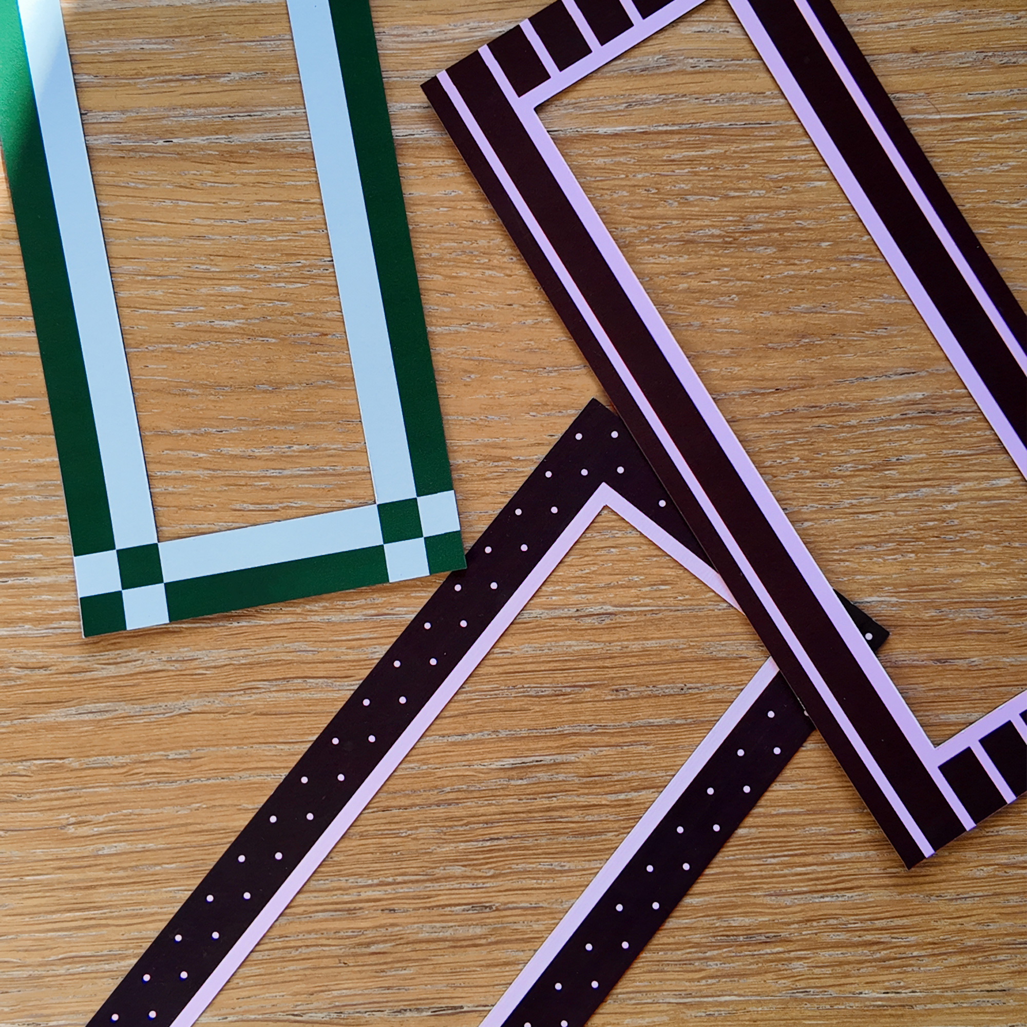 Cadre magnétique pois rose