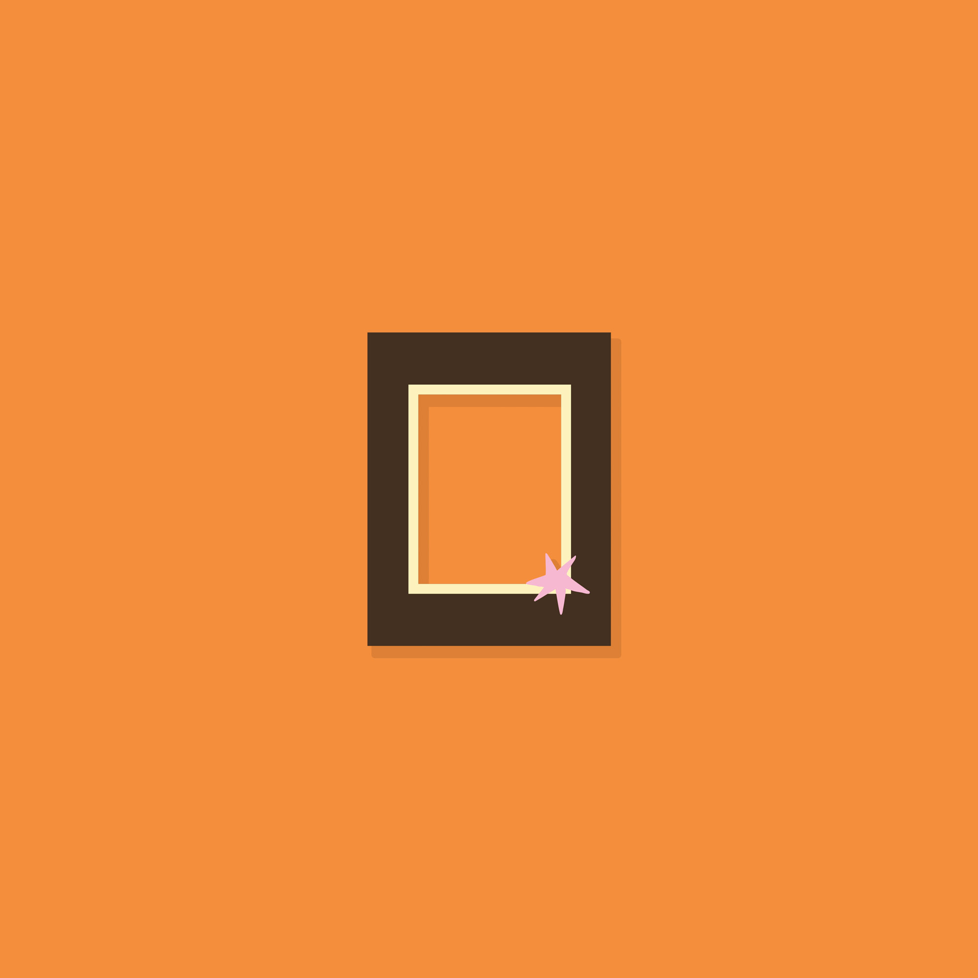 Cadre magnétique étoile