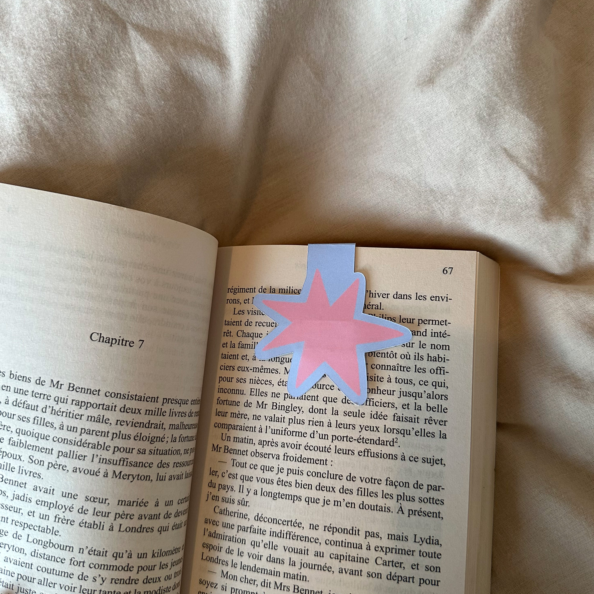 Marque-page magnétique étoile